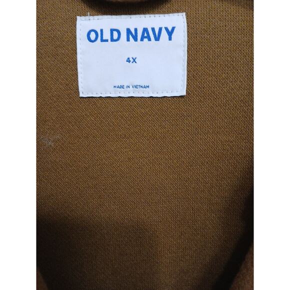 Old Navy Coat Plus Size 4X Rust Brown Wool Sherpa Collar Preppy Equestrian Boho - Picture 11 of 13